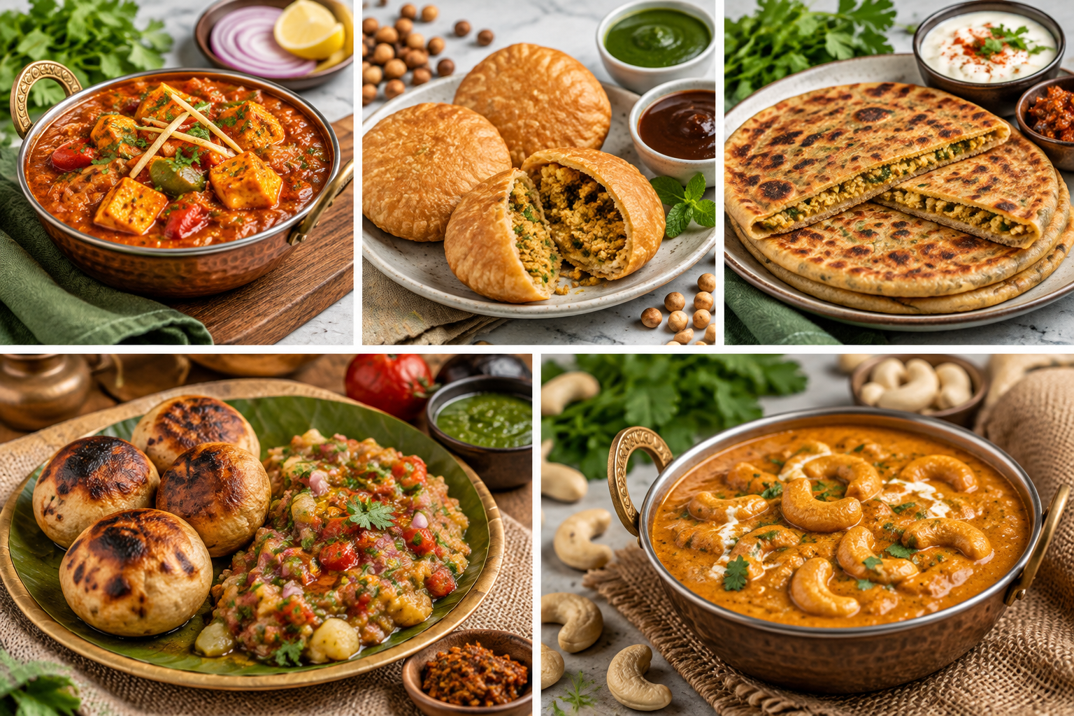 Indian food spread for bulk and party orders